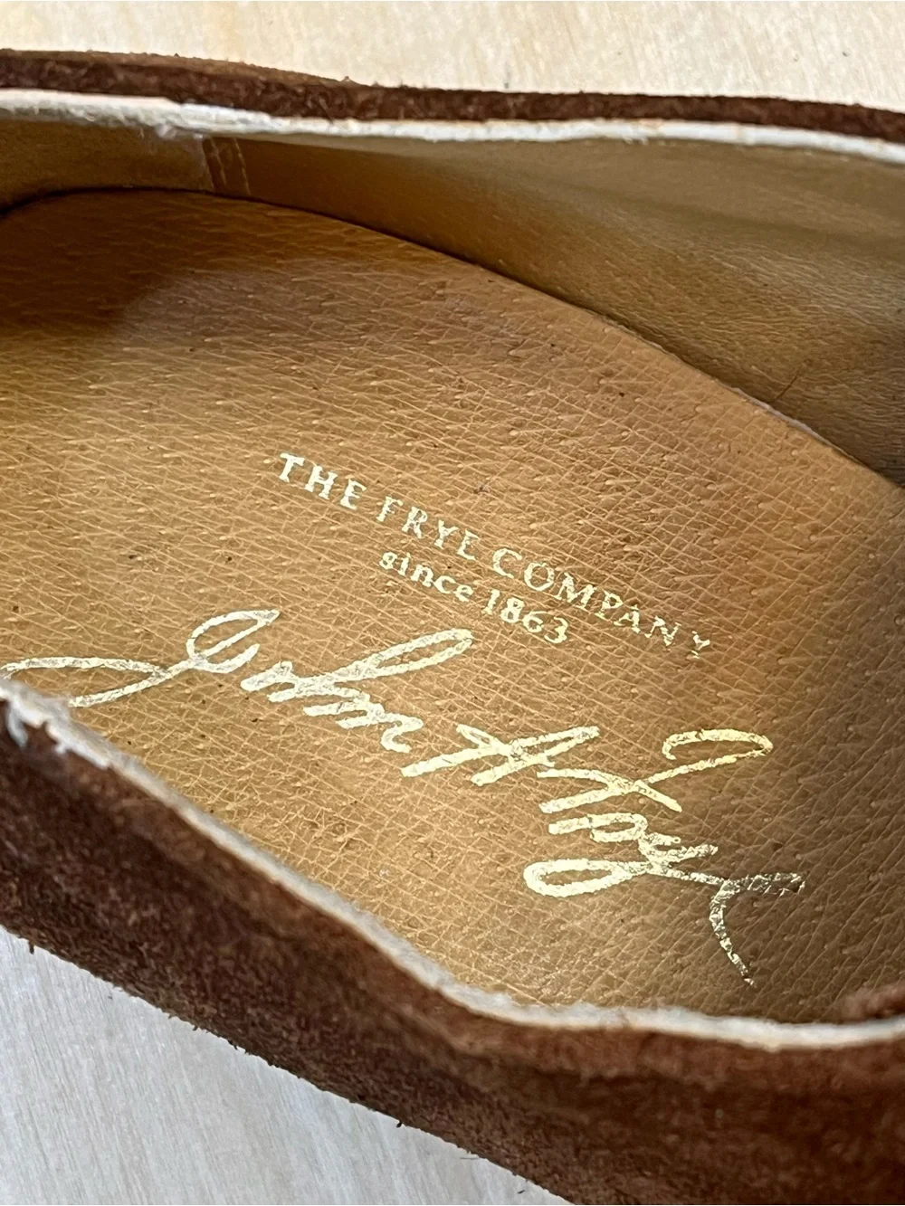Vintage Frye Brown Suede Oxford Shoes Made in Mexico – Men's Size 8.5D – Preppy